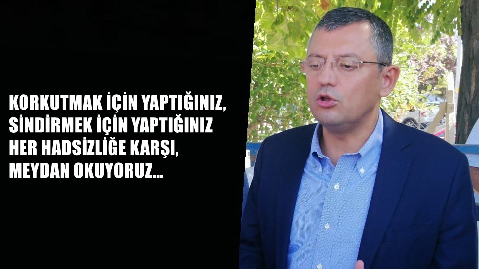 CHP'li &Ouml;zel'den kendisini hedef g&ouml;steren A Haber'e: &ldquo;Bunun hesabı sorulur&rdquo;