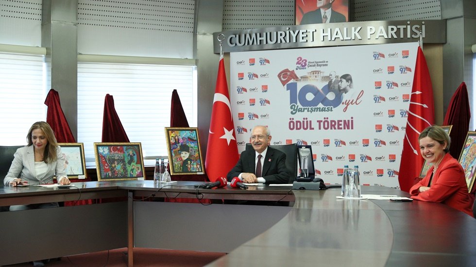 CHP &ouml;d&uuml;lleri pandemi dolayısıyla online verdi
