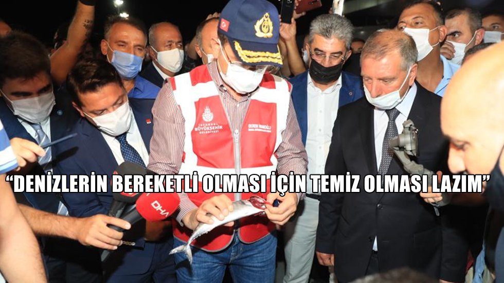 İmamoğlu &ldquo;Denizle, &ccedil;ocukla oynar gibi oynamamak lazım&rdquo;