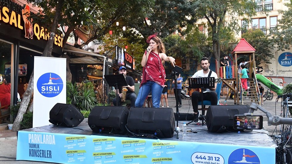 Şişli Parklarında Müzik Şöleni
