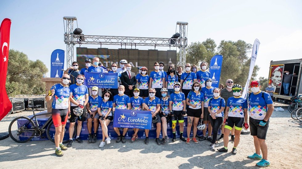 Tunç Soyer Euro Velo 8. Akdeniz Rotası İzmir Güzergahı’nı açtı