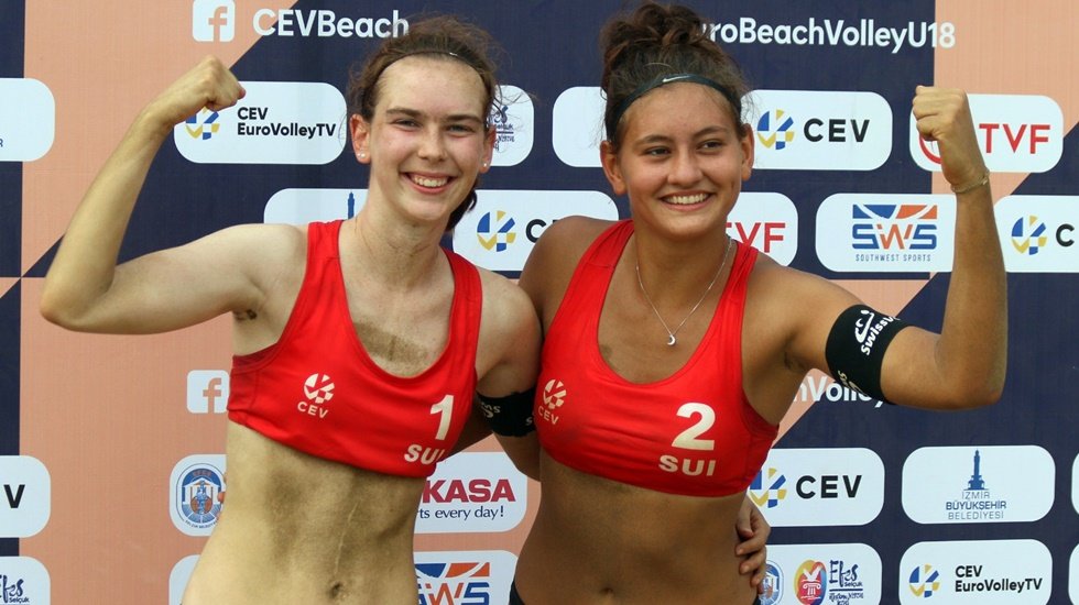 U-18 Avrupa Plaj Voleybolunda finallere adım adım
