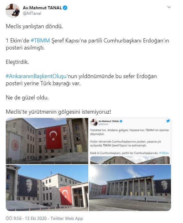 https://yenisoluk.com/uploads/2020/10/Tanal Erdoğan postesi paylaşımı