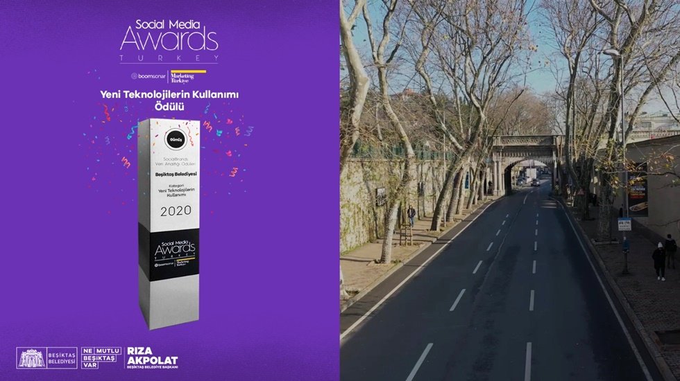 ‘Akıldan Çıkmaz Yol’ projesiyle Beşiktaş Belediyesi bir ödül daha aldı