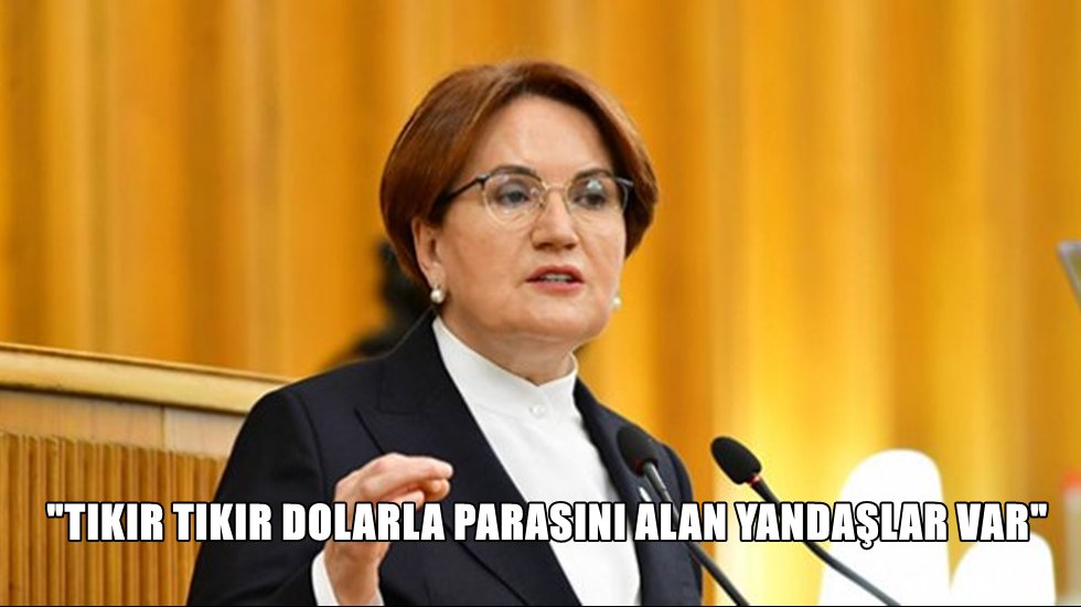 Akşener: "Cefayı bal eylemek millete, sefayı bal eylemek Saray'a"