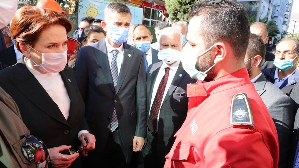 Akşener: "Kurtarmada &ccedil;alışan b&uuml;t&uuml;n kardeşlerime teşekk&uuml;r ediyorum"