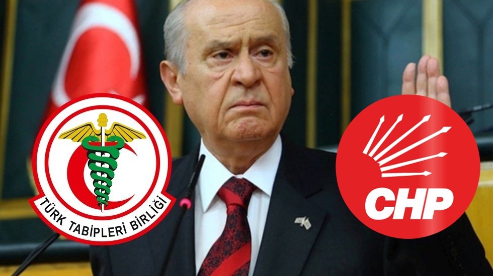 Bah&ccedil;eli&rsquo;nin hedefinde yine TTB ve CHP vardı!