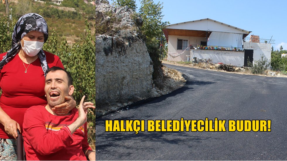 B&uuml;y&uuml;kşehir&rsquo; engelli yurttaşı istediği yola kavuşturdu...