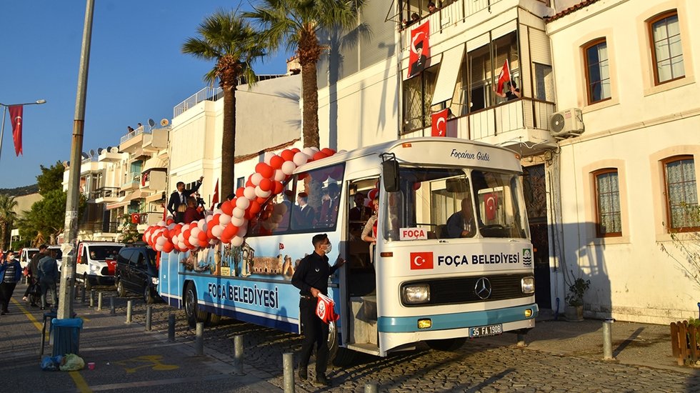 Fo&ccedil;a&rsquo;da 29 Ekim gururu&hellip;