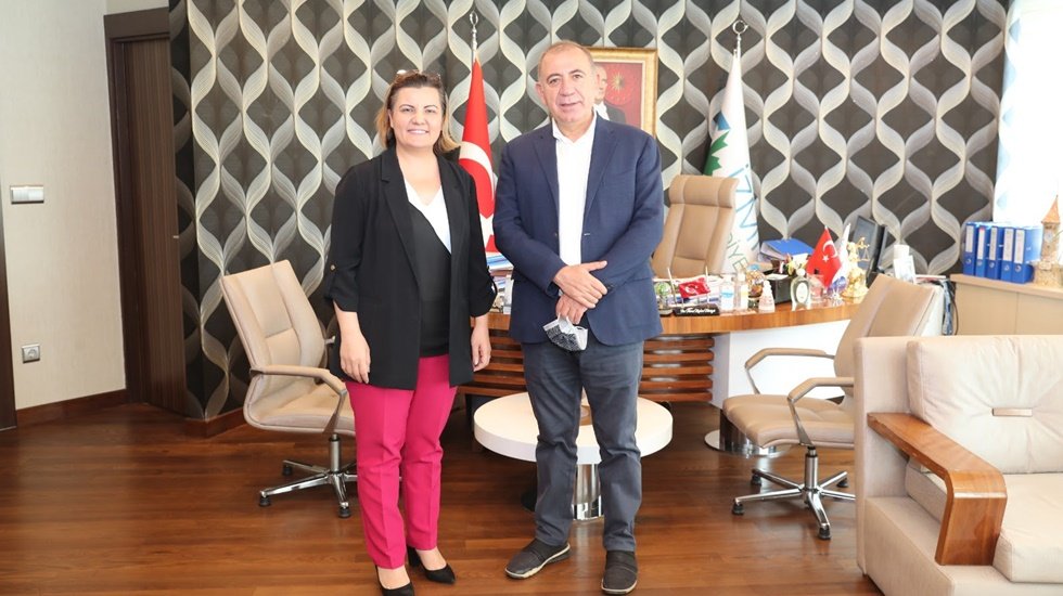 G&uuml;rsel Tekin&rsquo;den Başkan H&uuml;rriyet&rsquo;e ziyaret