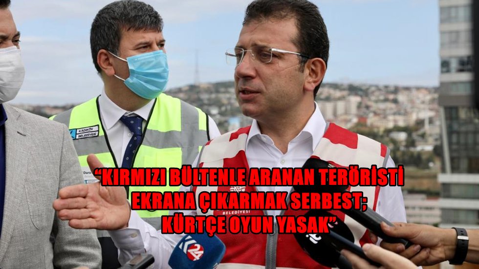 İmamoğlu,  yasaklanan K&uuml;rt&ccedil;e oyun i&ccedil;in konuştu...