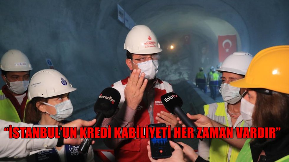 İmamoğlu, yerin 42 metre altından seslendi...
