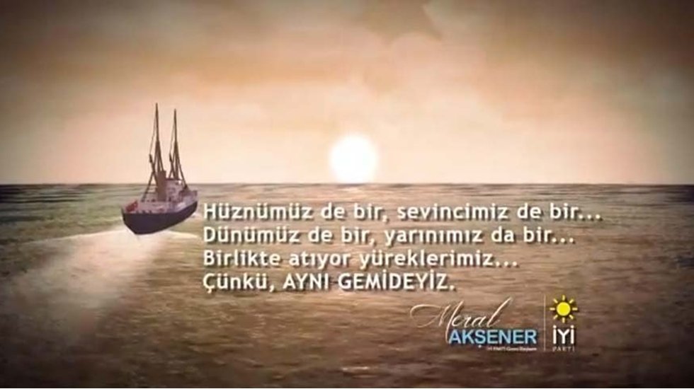 &nbsp;İYİ Parti'den Akşener&rsquo;inde rol aldığı 29 Ekim reklam filmi!