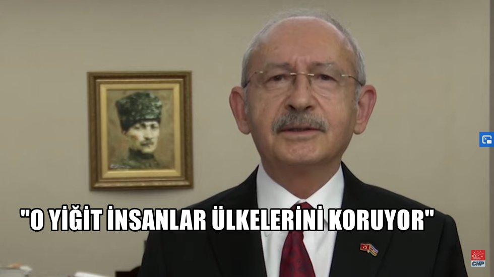 Kılı&ccedil;daroğlu'ndan videolu Azerbaycan mesajı