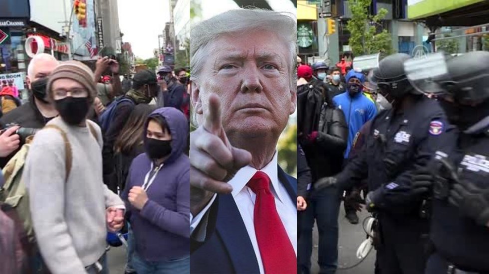 New York'ta Trump destek&ccedil;ileri ve karşıtları birbirine girdi: &Ccedil;ok sayıda yaralı