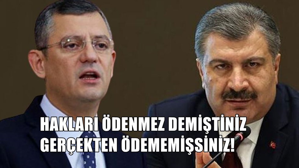 &Ouml;zg&uuml;r &Ouml;zel'den Koca'ya 'ek &ouml;deme' tepkisi