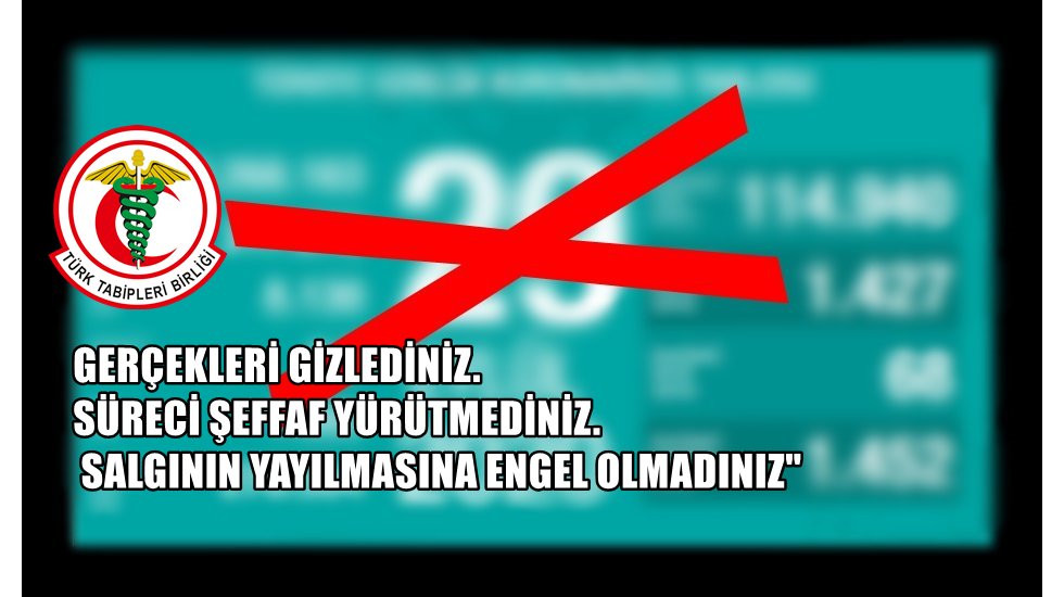 TTB&rsquo;den Bakan Koca&rsquo;ya tepki: &ldquo;S&uuml;reci şeffaf y&uuml;r&uuml;tmediniz. Ger&ccedil;ekleri gizlediniz&hellip;&rdquo;