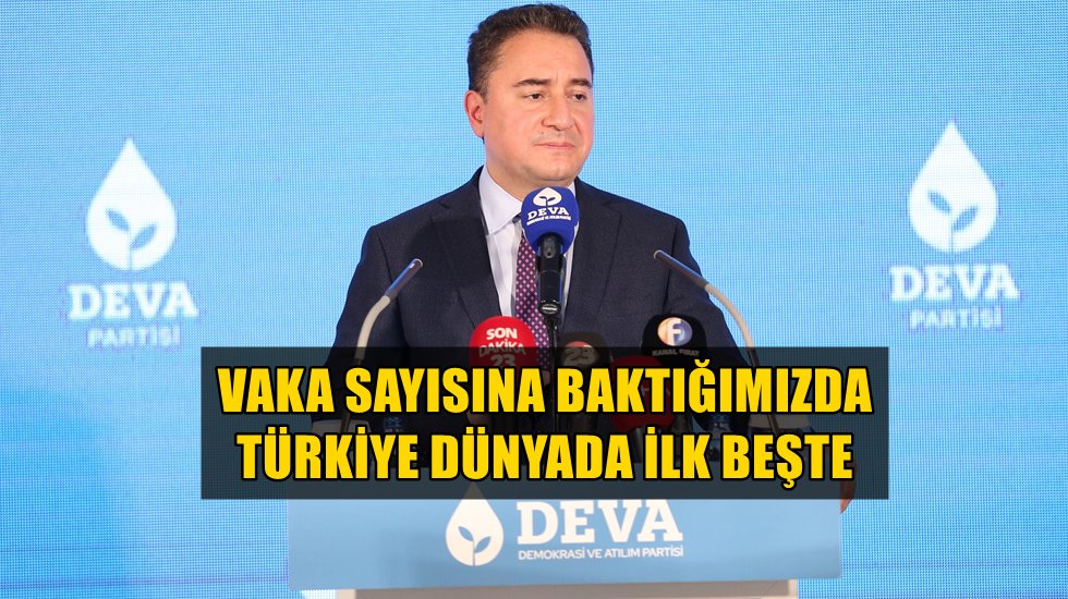 Ali Babacan: "Vaka sayısını gizliyorlar&rdquo;