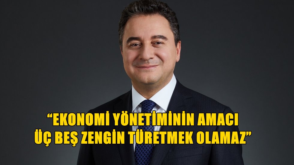 Babacan: &ldquo;Sosyal yardımlar devletin l&uuml;tfu değil vatandaşın hakkıdır&rdquo;