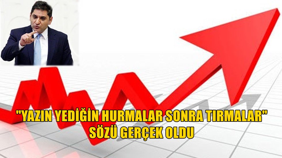 CHP&rsquo;li Erdoğdu: &ldquo;Yazın para basıp enflasyonu şişiren, kışın y&uuml;ksek faiz &ccedil;eker&rdquo;