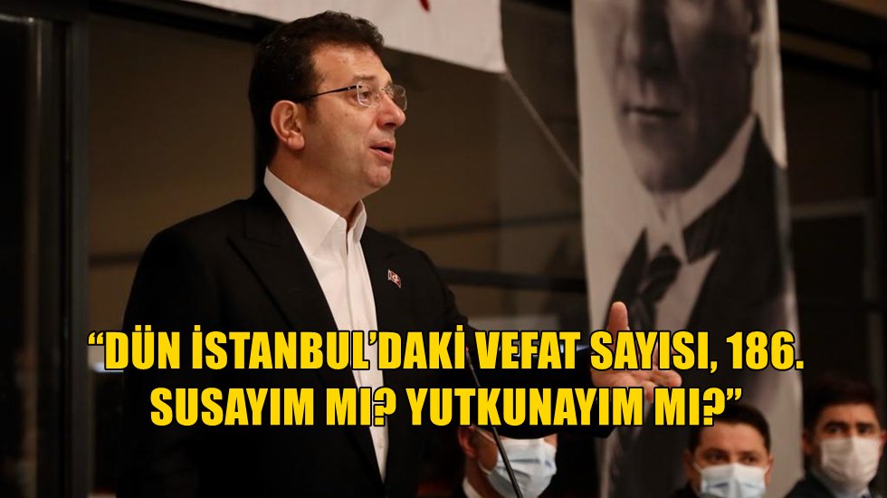 Ekrem İmamoğlu İstanbul için korkunç gerçeği açıkladı