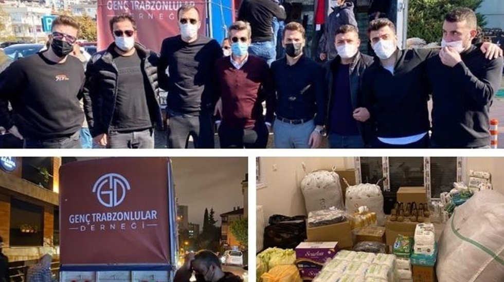 'Gen&ccedil; Trabzonlular'dan depremzedelere yardım