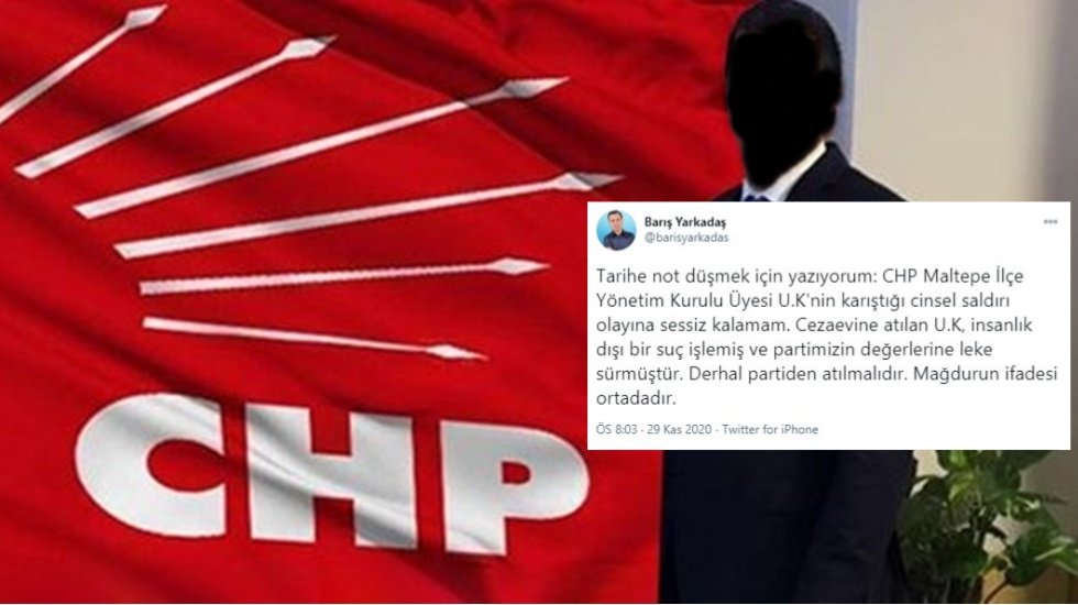 İstanbul'da CHP'li il&ccedil;e başkan yardımcısı cinsel saldırıdan tutuklandı!