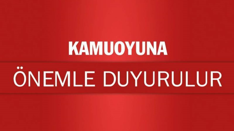 Mersin B&uuml;y&uuml;kşehir Belediyesi'nden &ouml;nemli duyuru