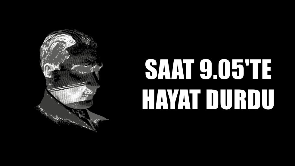 Saat 9.05'te &uuml;lkede hayat durdu