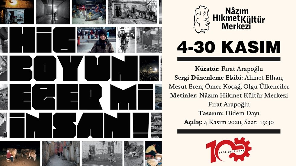 Sergi: Hi&ccedil; boyun eğer mi insan!