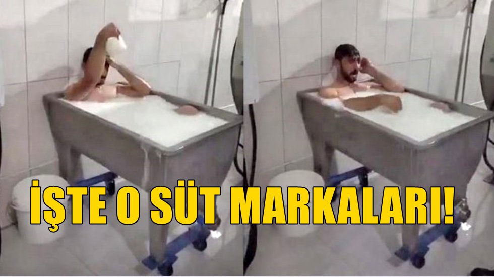 S&uuml;t banyosu yapılan fabrikanın hangi markalara s&uuml;t verdiği ortaya &ccedil;ıktı!