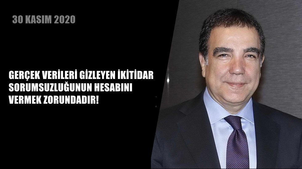 Toprak: "Doğruları s&ouml;yleyenleri hain ilan eden siyaset sonunda kendisi de koronaya yakalandı"