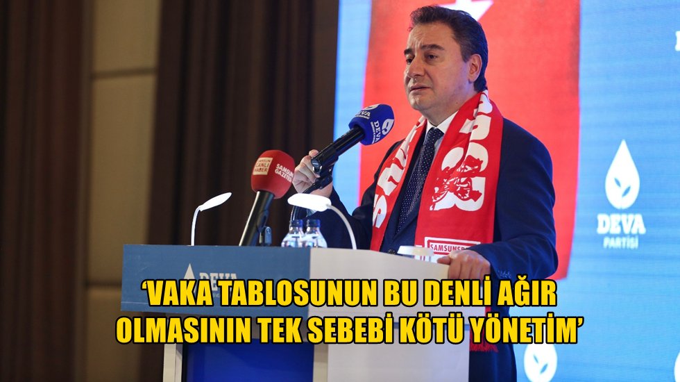 Ali Babacan:&nbsp;&lsquo;Artık yeter! İşin ucunda bu milletin sağlığı var&rsquo;