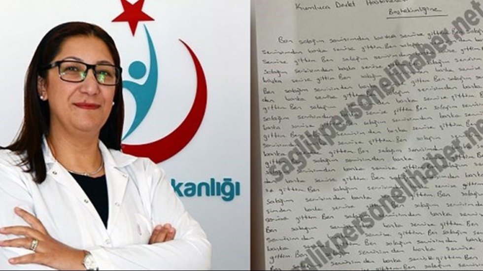 Başhekimden hemşireye &lsquo;Ben Salağım&rsquo; cezası