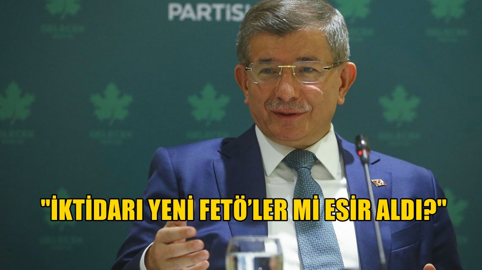 Davutoğlu'ndan Erdoğan'a: "Vasisi Bah&ccedil;eli, rota &ccedil;izeni Perin&ccedil;ek..."