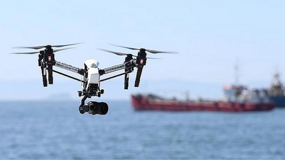 Drone ile Akdeniz&rsquo;de kirliliğe son!