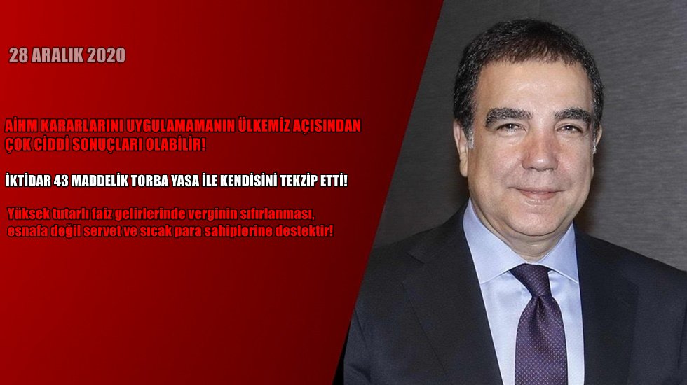 İktidar esnafa değil servet ve sıcak para sahiplerine destek veriyor