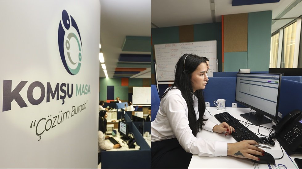 Komşu Masa, il&ccedil;enin ana iletişim hattı oldu