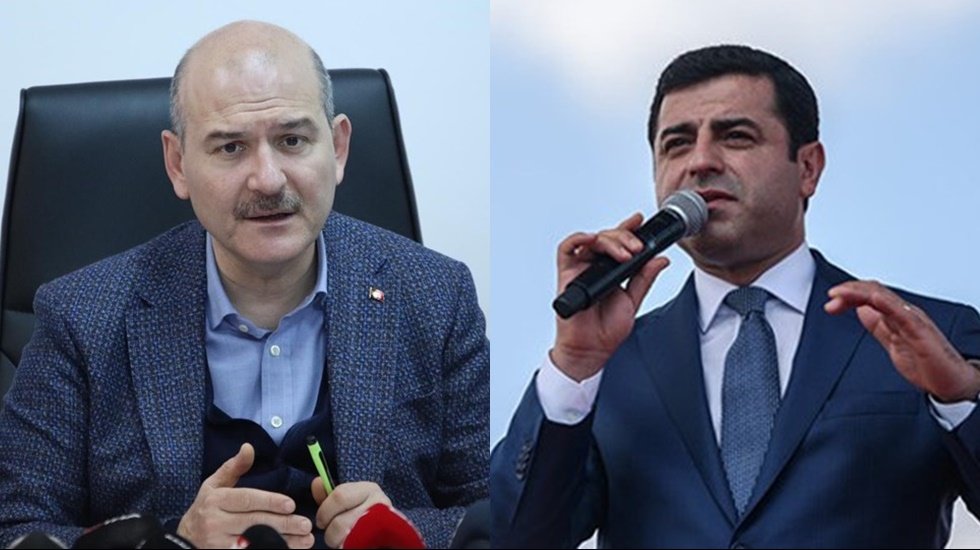 Selahattin Demirtaş'tan g&ouml;zaltılara tepki: Soylu mitingde toplayamadığı kadar insanı g&ouml;zaltına aldırmış