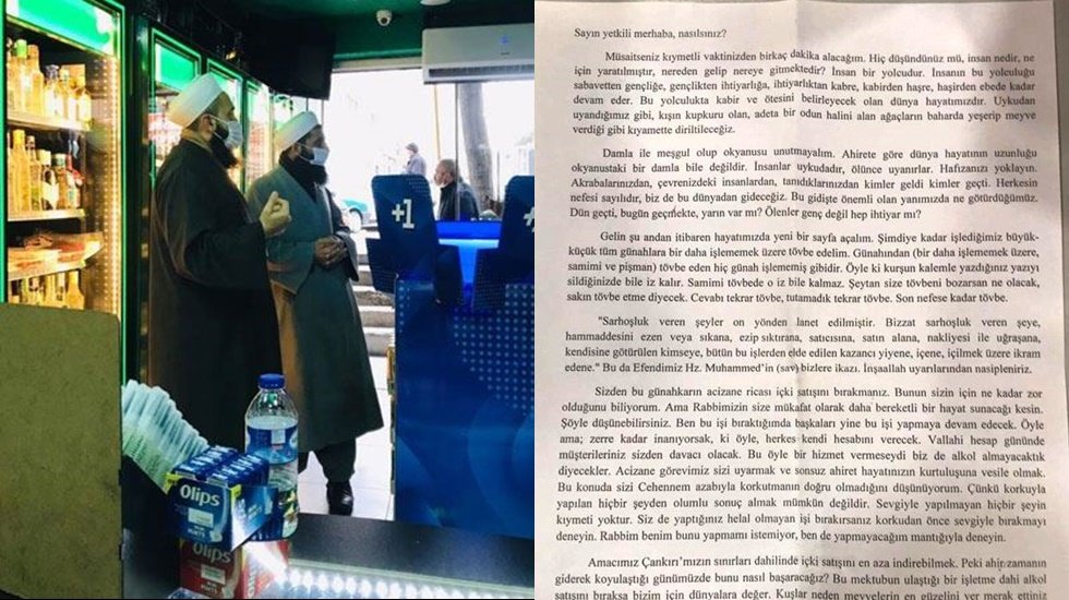 Tekel bayileri &ouml;n&uuml;nde &ldquo;lanet&rdquo; bildirisi dağıttılar