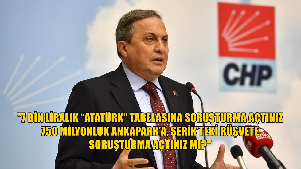 Torun: &ldquo;Partizanlıktan ne zaman vazge&ccedil;eceksiniz?&rdquo;