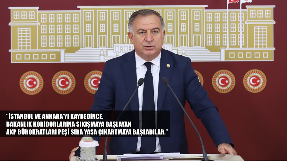 Zeybek: &ldquo;İstanbul ve Ankara&rsquo;yı kaybeden AKP peş peşe yasa &ccedil;ıkartmaya başladı&rdquo;