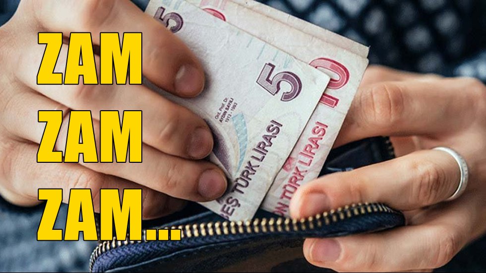 Liradaki&nbsp;değer kaybı s&uuml;rd&uuml;k&ccedil;e zamlar s&uuml;recek...