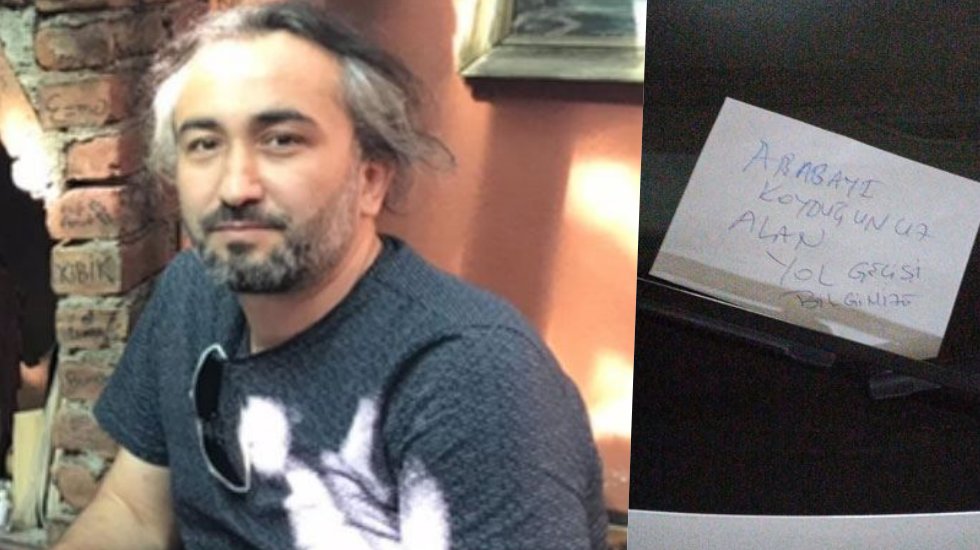 "Arabayı koyduğunuz alan yol girişidir" yazdı, g&ouml;zaltına alındı