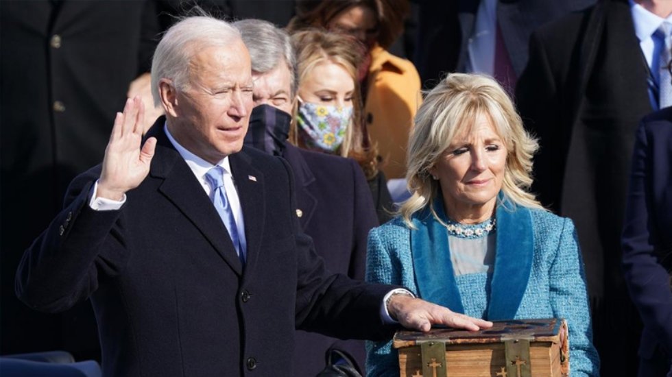 Biden yemin etti: Demokrasi kazandı, t&uuml;m Amerikalıların başkanı olacağım