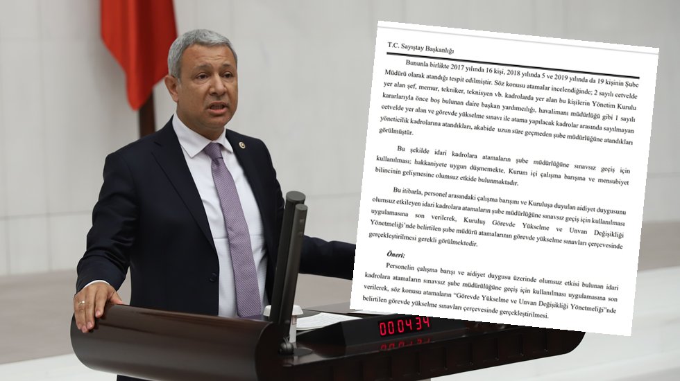 CHP&rsquo;li S&uuml;mer, DHMİ Şube M&uuml;d&uuml;r atamalarında yapılan torpili a&ccedil;ıkladı&hellip;