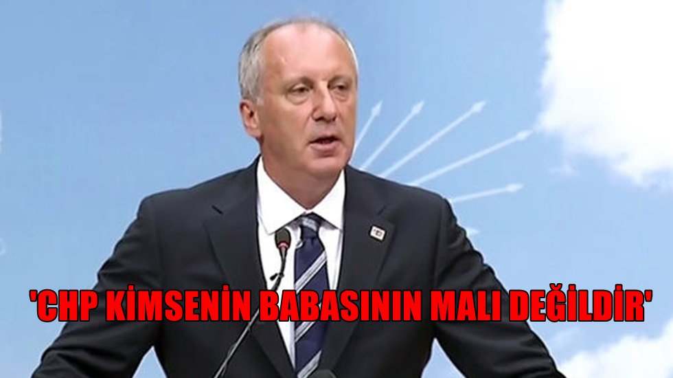 Edirne&rsquo;den Muharrem İnce'ye &lsquo;Parti&rsquo;de kal&rsquo; &ccedil;ağrısı