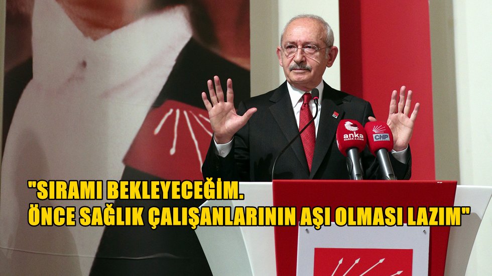 Kılı&ccedil;daroğlu'ndan flaş aşı a&ccedil;ıklaması
