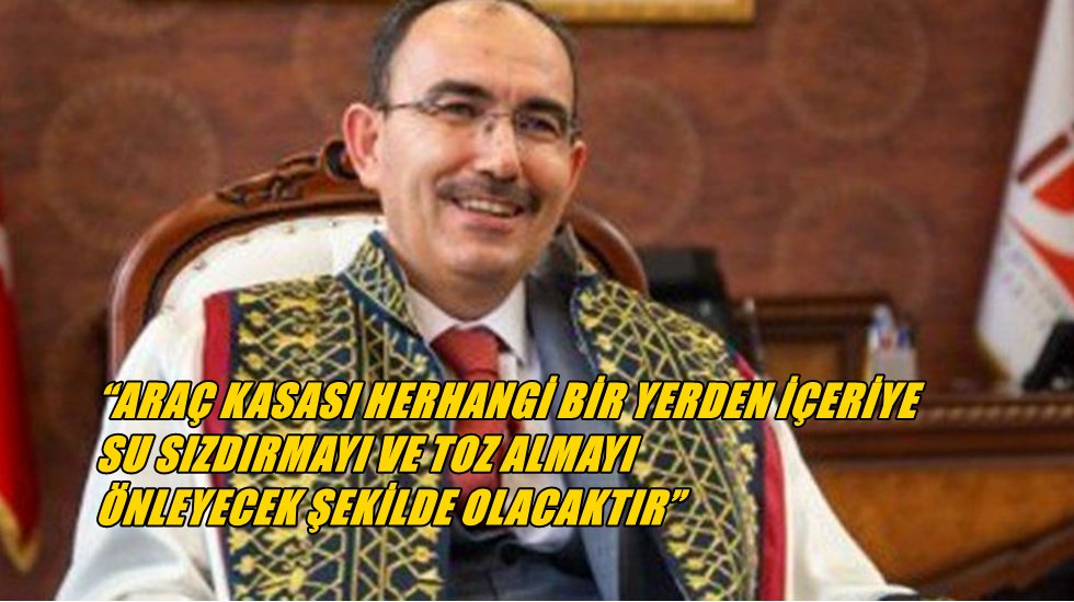 Rekt&ouml;r Beydemir, &lsquo;toz ge&ccedil;irmeyen&rsquo; araba ihalesi a&ccedil;tı