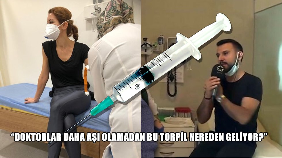 Sağlık&ccedil;ılar isyan tti: "&Ccedil;ağla Şıkel ve Alişan g&ouml;n&uuml;ll&uuml; diye aşı oldu"